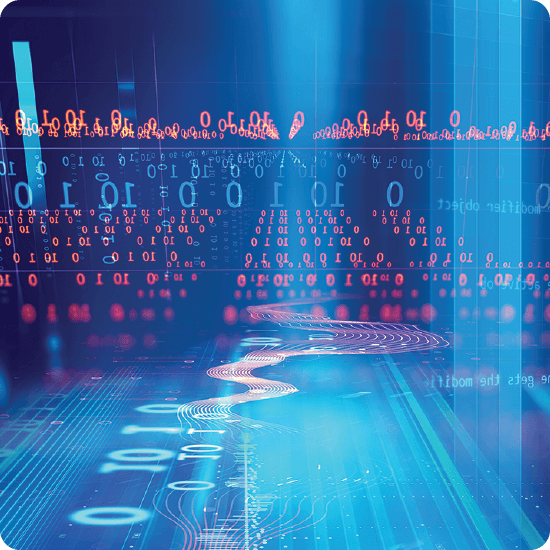 Graphic of computer code